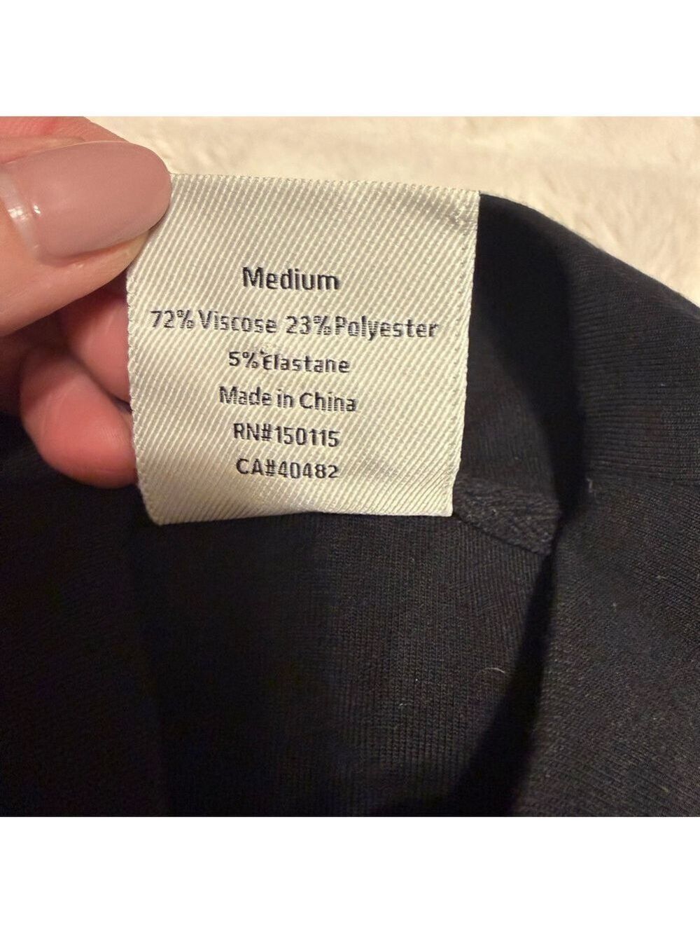 Varley Black Bay Street Mock Neck Sweatshirt - Picture 6 of 6